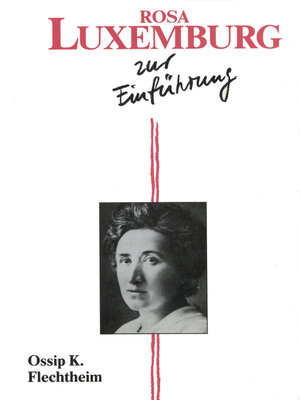 cover image of Rosa Luxemburg zur Einführung